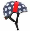 Hornit POM913 Casco multi-sport Polka Dot per bambini, 53-58 cm, nero/blu/rosso/bianco