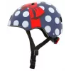 Hornit POM913 Casco multi-sport Polka Dot per bambini, 53-58 cm, nero/blu/rosso/bianco