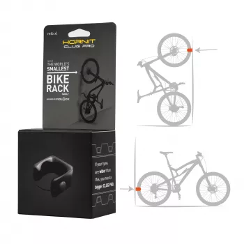 HORNIT CLUG PRO MTB XL Supporto da parete per bicicletta clip nero 7764XCP