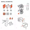 HORNIT CLUG PRO MTB XL Supporto da parete per bicicletta clip nero 7764XCP