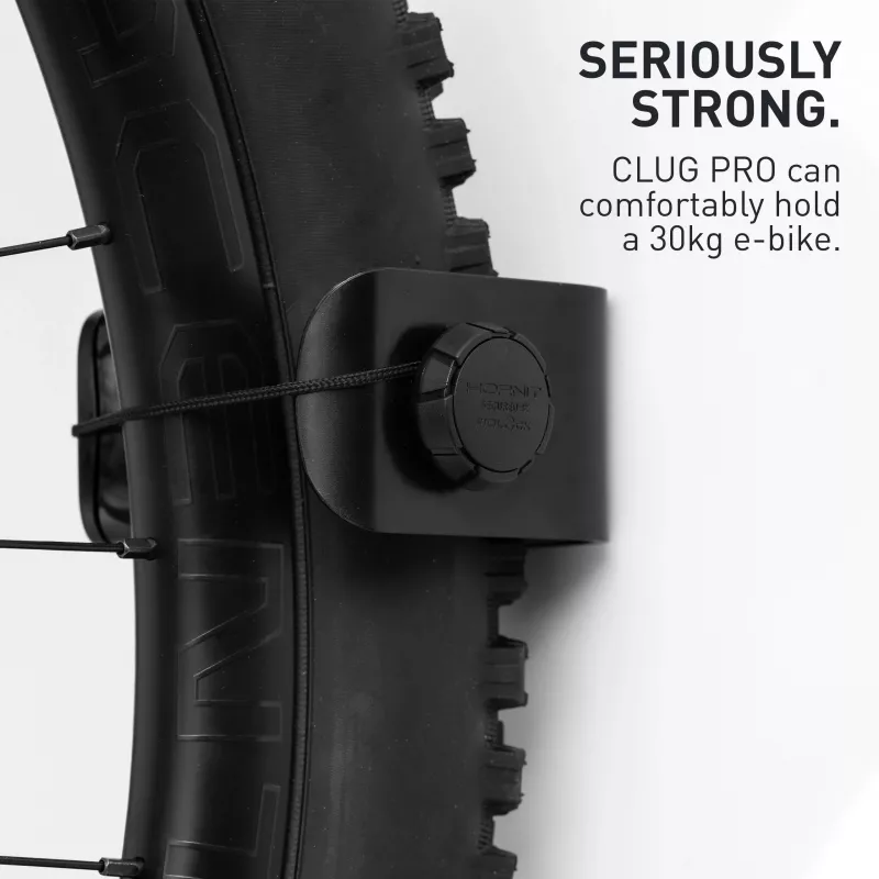 HORNIT CLUG PRO MTB XL Supporto da parete per bicicletta clip nero 7764XCP