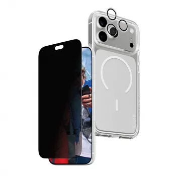PanzerGlass Privacy Flagship bundle 3-in-1 per iPhone 18 Pro Max
