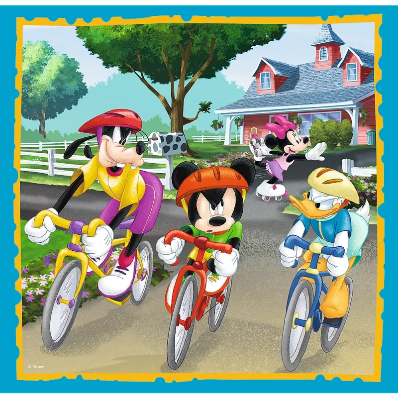 Trefl puzzle 3-in-1 Mickey Mouse and Friends - 20, 36, 50 pezzi