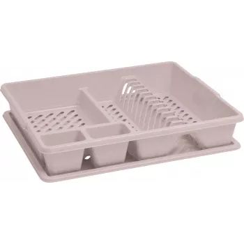 Curver scolapiatti effetto rattan 45x38x8,8 cm beige