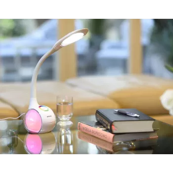 Activejet AJE-RAINBOW lampada LED da tavolo con base luminosa RGB