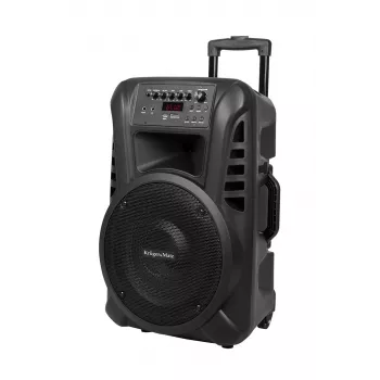 KRUGER & MATZ KM1712 diffusore attivo 40W con 2 microfoni wireless UHF, Bluetooth, USB, SD, radio FM