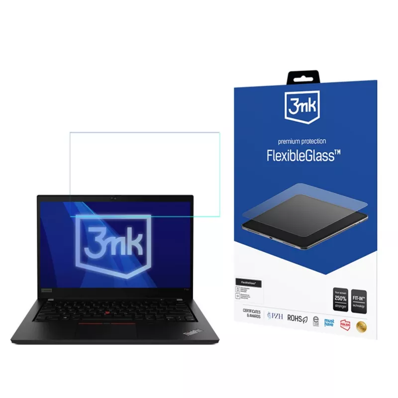 3MK PROTECTION Lenovo ThinkPad P14s Gen 2 pellicola protettiva per display FlexibleGlass - 14 inch, vetro ibrido 7H, 0,3mm