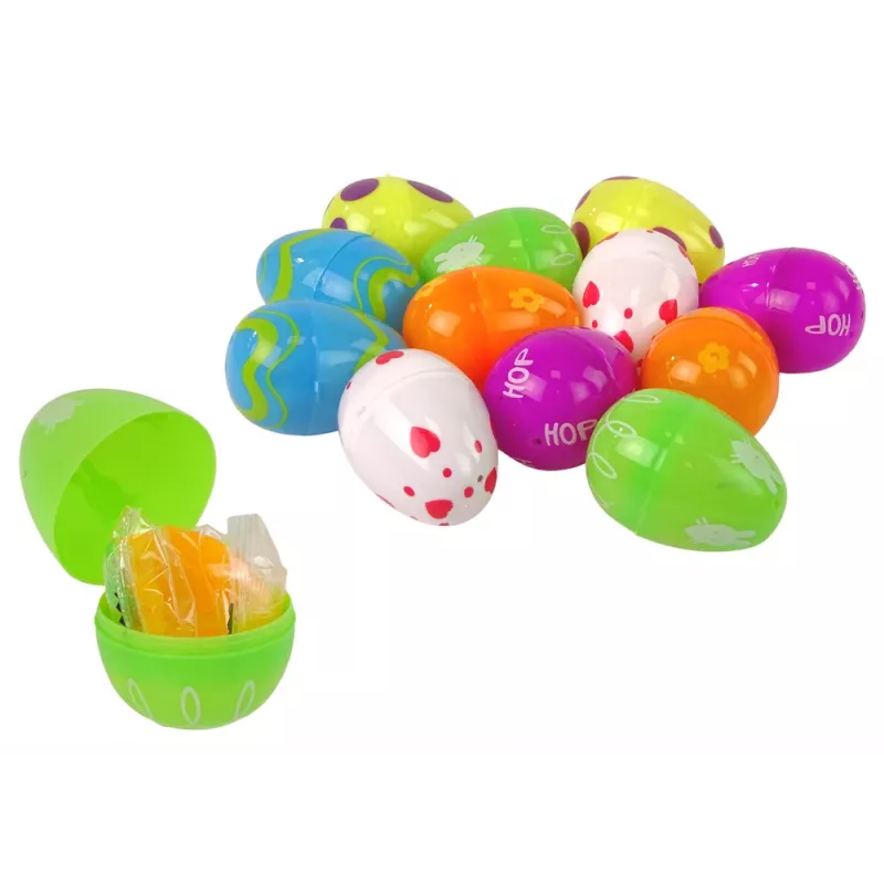 LEAN TOYS uova di Pasqua squishy coniglio giocattolo 12 pezzi