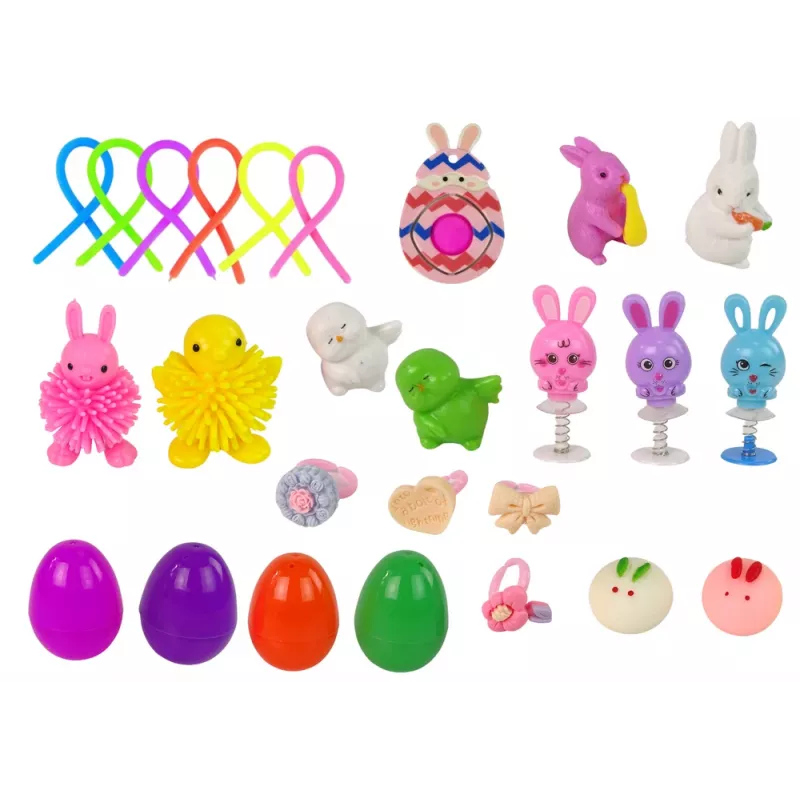 LEAN TOYS Pasqua set giocattoli antistress fidget 24 elementi