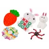 LEAN TOYS Pasqua set giocattoli antistress fidget 24 elementi