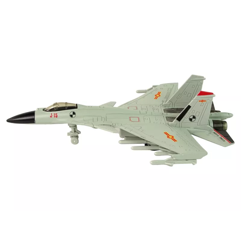 LEAN TOYS 15410 aereo da combattimento a frizione grigio 1:72