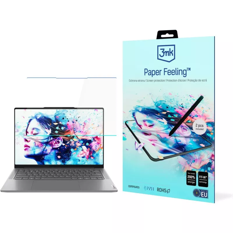 3MK PROTECTION Lenovo Yoga Pro 7 14AHP9 Paper Feeling pellicola protettiva - pellicola PET opaca, antiriflesso, antigraffio, ottimizzata per stylus