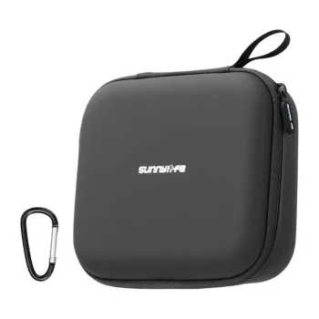 Sunnylife NE2-B122-D custodia in pelle con tasca a rete per DJI Neo 2, nero
