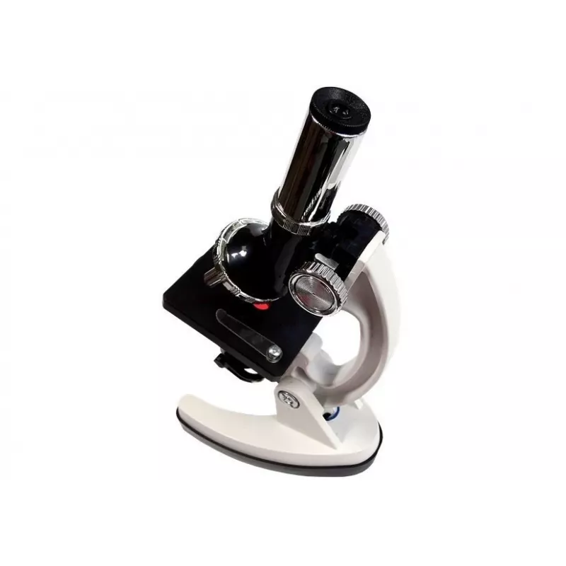 LEAN TOYS 5427 set microscopio per bambini con ingrandimento 300x, 600x, 1200x, 28 accessori e valigetta