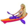 LEAN TOYS accessorio per bambole kayak arancione