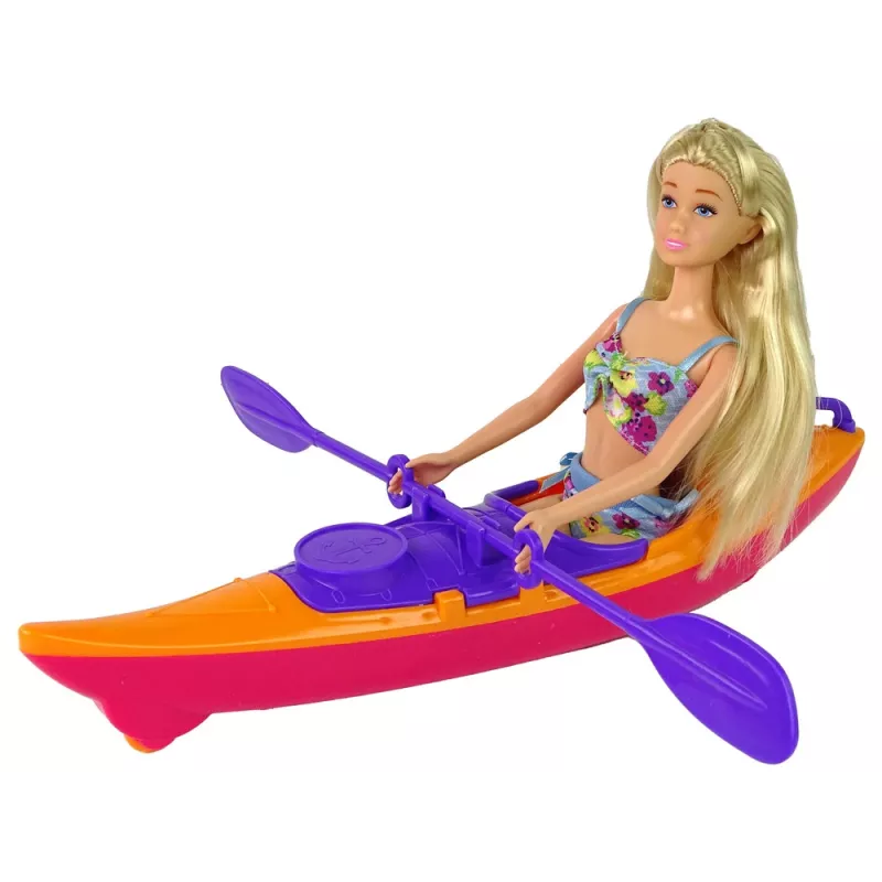LEAN TOYS accessorio per bambole kayak arancione
