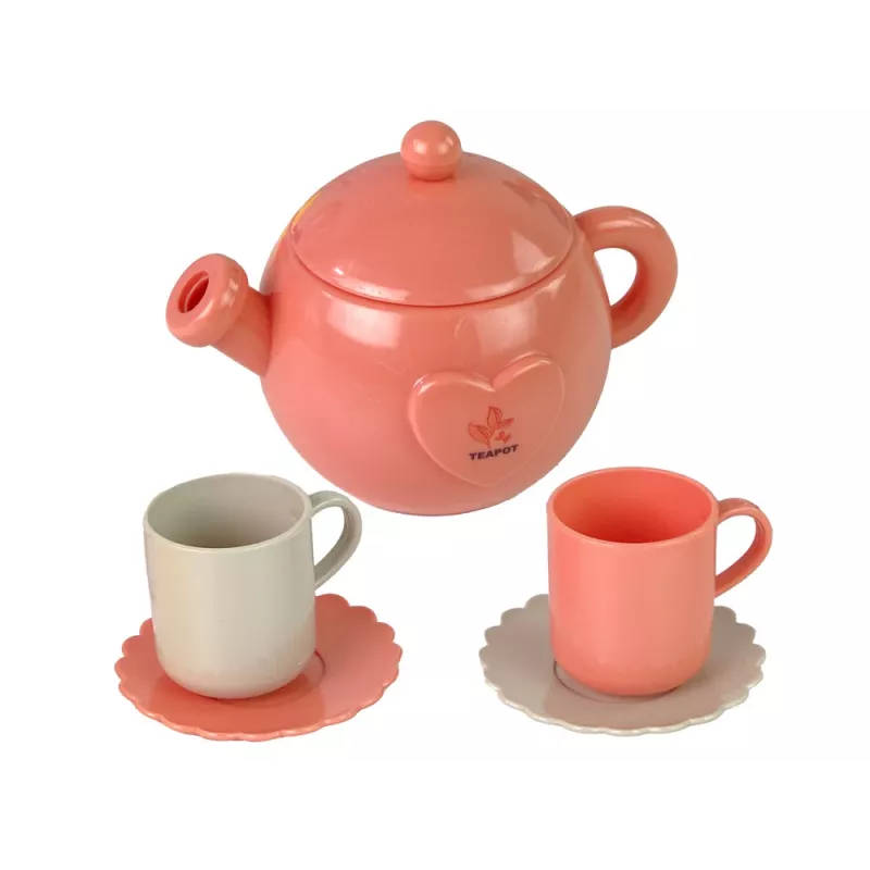 LEAN TOYS set accessori cucina per bambini – 15 pezzi gioco di ruolo cucina, plastica adatta al contatto alimentare, da 12 mesi