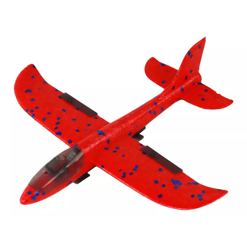 LEAN TOYS pistola spara bolle di sapone aereo rossa