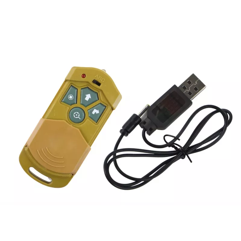 LEAN TOYS tarantola ragno radiocomandata giocattolo RC gialla 27/40 MHz
