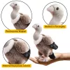LEAN TOYS avvoltoio peluche uccello peluche mascotte peluche coccole 25cm