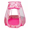 LEAN TOYS tenda gioco per bambini, piscina asciutta, piscina con palline, camera da giardino, stelle, rosa
