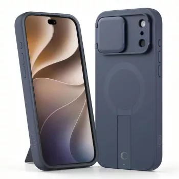 TECH-PROTECT Kevlar Aura cover MagSafe per iPhone 17 Pro Max / 18 Pro Max – blu navy