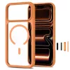 TECH-PROTECT MAGONE cover MagSafe con confezione da 2 protezioni display in vetro temperato per iPhone 17 Pro / 18 Pro – Cosmic Orange/trasparente