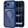TECH-PROTECT MagOne cover MagSafe + vetro confezione da 2 per iPhone 17 Pro / 18 Pro blu intenso/trasparente