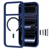 TECH-PROTECT MagOne cover MagSafe + vetro confezione da 2 per iPhone 17 Pro / 18 Pro blu intenso/trasparente