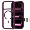 TECH-PROTECT MagOne cover MagSafe + vetro temperato confezione da 2 per iPhone 17 Pro / 18 Pro – Dark Cherry/trasparente