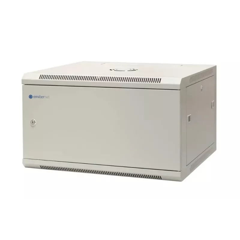 EMITER EM/AP6606-B contenitore a parete 19 pollici 6U 600x600x370mm nero