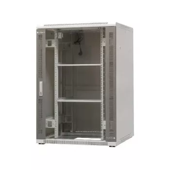 EmiterNet Top armadio di rete autoportante 24U, 800x800x1180 mm, porta anteriore in vetro, nero EM/SH05D-8824