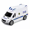 LEAN TOYS Garage stazione di polizia con 2 auto, elicottero, walkie-talkie, luce e suono | 31588