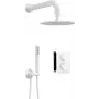 DEANTE Set doccia termostatico incasso con sistema BOX e soffione doccia, nero opaco