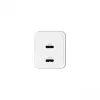 GRATEQ OLOS 65W GaN caricabatterie da parete dual USB-C PD PPS