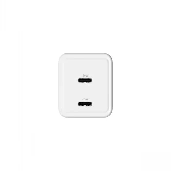 GRATEQ OLOS 65W GaN caricabatterie da parete dual USB-C PD PPS