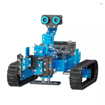 xTool mBot2 Rover robot kit | CyberPi ESP32-WROOM-32E | robot coding STEM con sensori, Wi-Fi, Bluetooth 5.0, Python e mBlock | da 8 anni