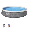 Bestway Fast Set 57376 piscina fuori terra rotonda 7.340 L grigio