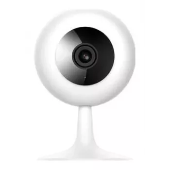 IMILAB SC230 Telecamera Wi-Fi orientabile Babyphone, 2K 3MP, visione notturna, audio bidirezionale, rilevamento movimento e suoni, bianco