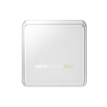 RODE RCDUOCOVER RØDECover Duo Copertura protettiva per RØDECaster Duo, custodia in policarbonato fumé trasparente