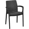 KETER Sedia da giardino Bali Mono grigia