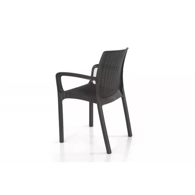 KETER Sedia da giardino Bali Mono grigia
