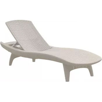 KETER Lettino prendisole Pacific bianco 29195066450