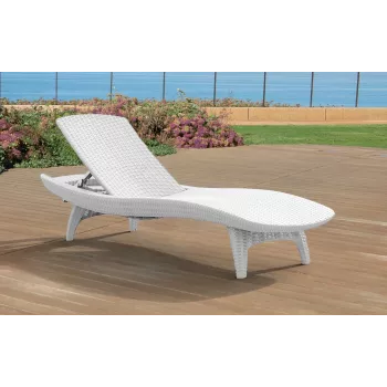 KETER Lettino prendisole Pacific bianco 29195066450