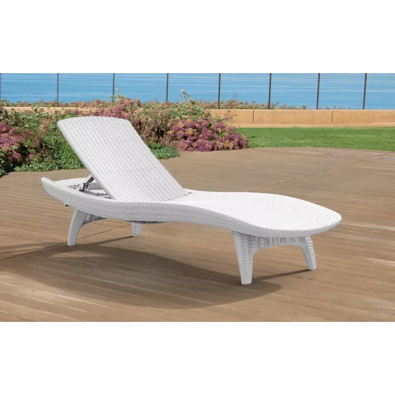 KETER Lettino prendisole Pacific bianco 29195066450