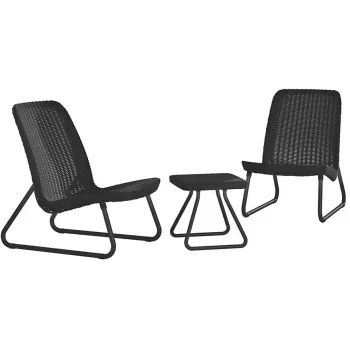 KETER Set da giardino Rio Patio Set grigio