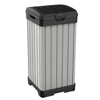 KETER Bidone Rockford bidone 125L grigio