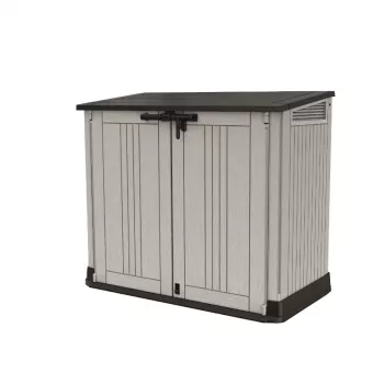 KETER BOX DA GIARDINO E BALCONE MIDI GRIGIO-NERO 132x71,5x113,5cm
