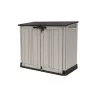 KETER BOX DA GIARDINO E BALCONE MIDI GRIGIO-NERO 132x71,5x113,5cm
