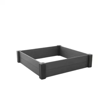 KETER Bordo per aiuola quadrata modulare Vista Modular 122x122x27cm grigio